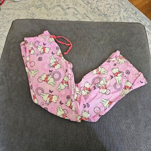 Disney Women's Pink Winnie the Pooh Honey Cotton Lounge Pyjama Pants Medium - Picture 4 of 11